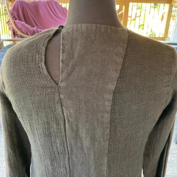 * NWOT* Lotus Eaters| L6 Lodi Linen Long Sleeve Tunic - Picture 6 of 7